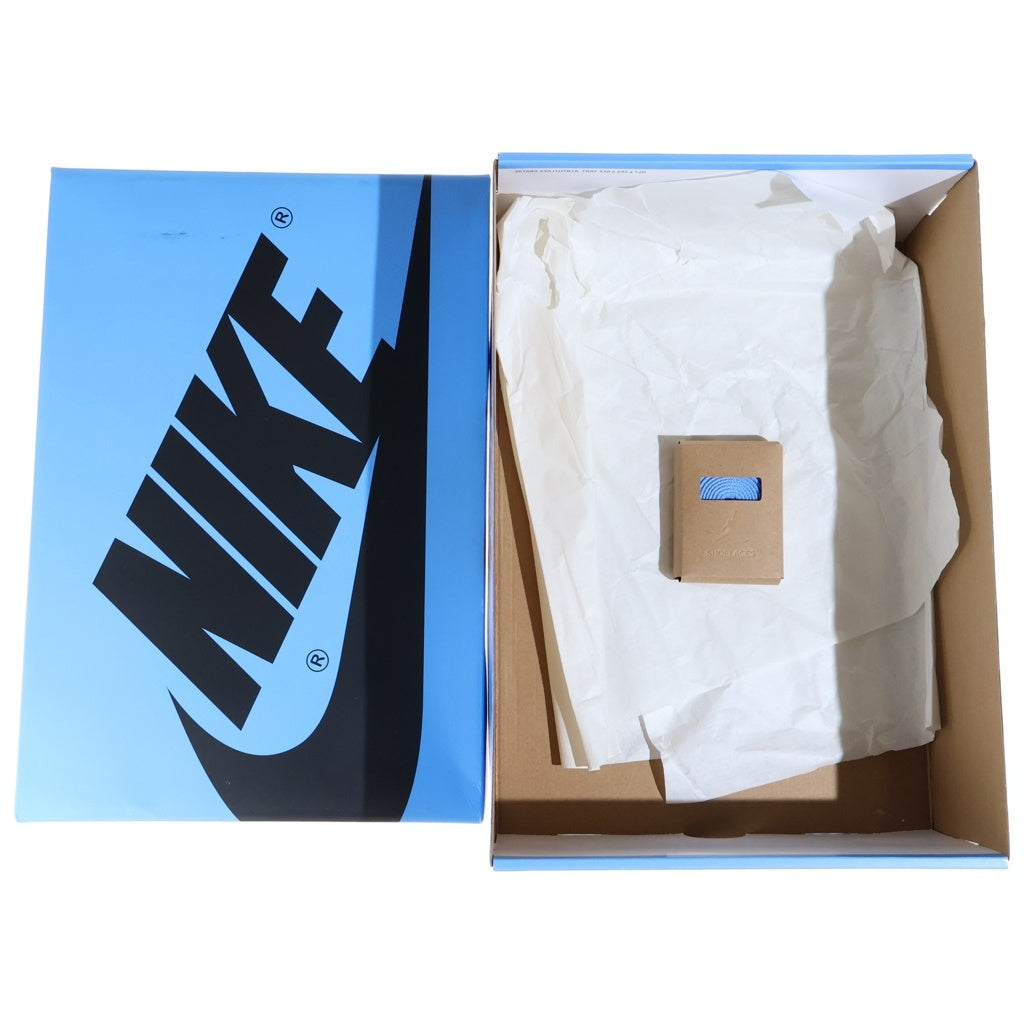 NIKE(ナイキ) AIR JORDAN 1 RETRO HIGH UNIVERSITY BLUE/UNC TOE エアジョーダン1 レトロ ハイ OG ユニバーシティブルー/UNCトゥ US9/27.0cm ブラック/ブルー DZ5485-400