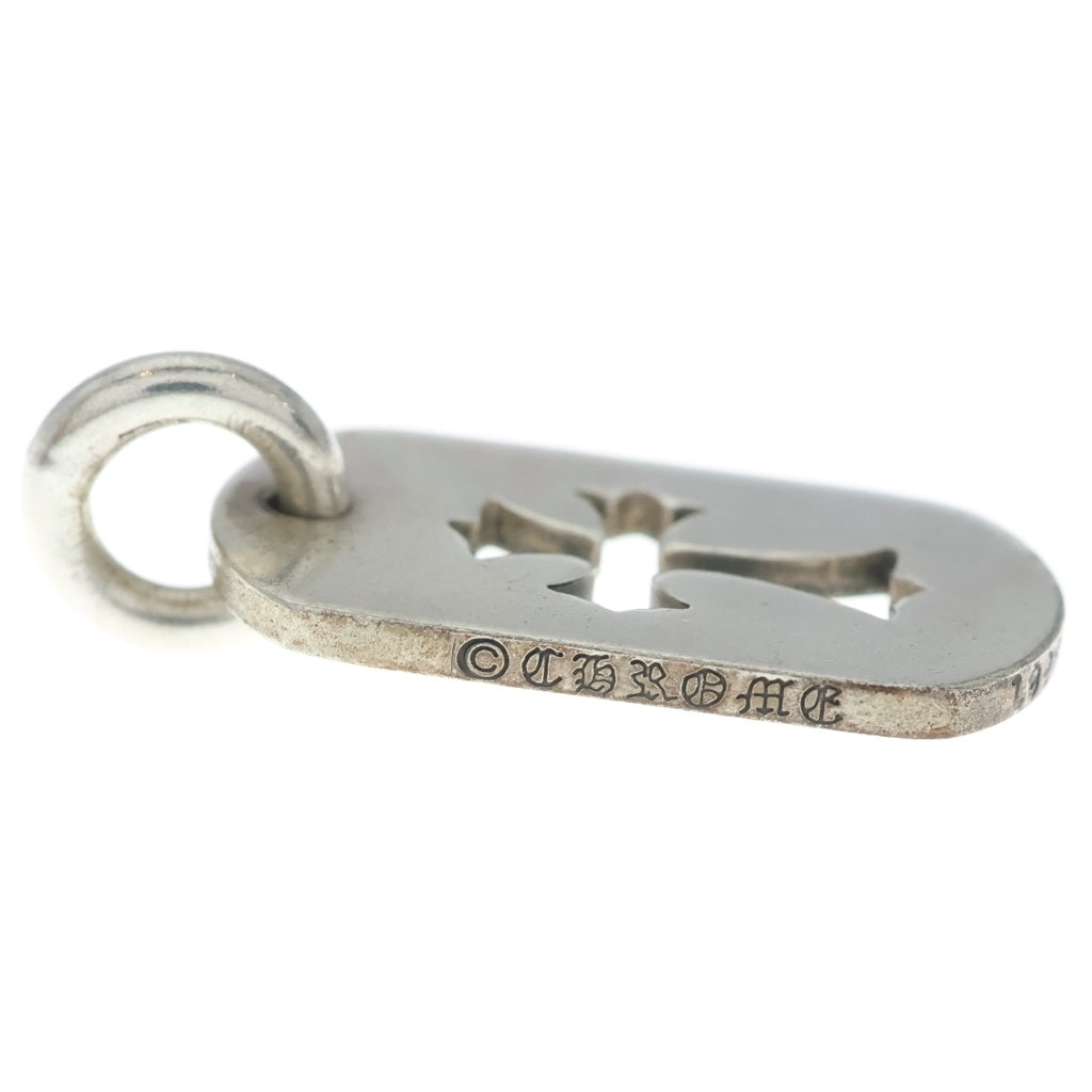 CHROME HEARTS(クロムハーツ) D TAG SML CO CRS カットアウトクロスドッグタグ スモール ペンダントトップ シルバー BCA242