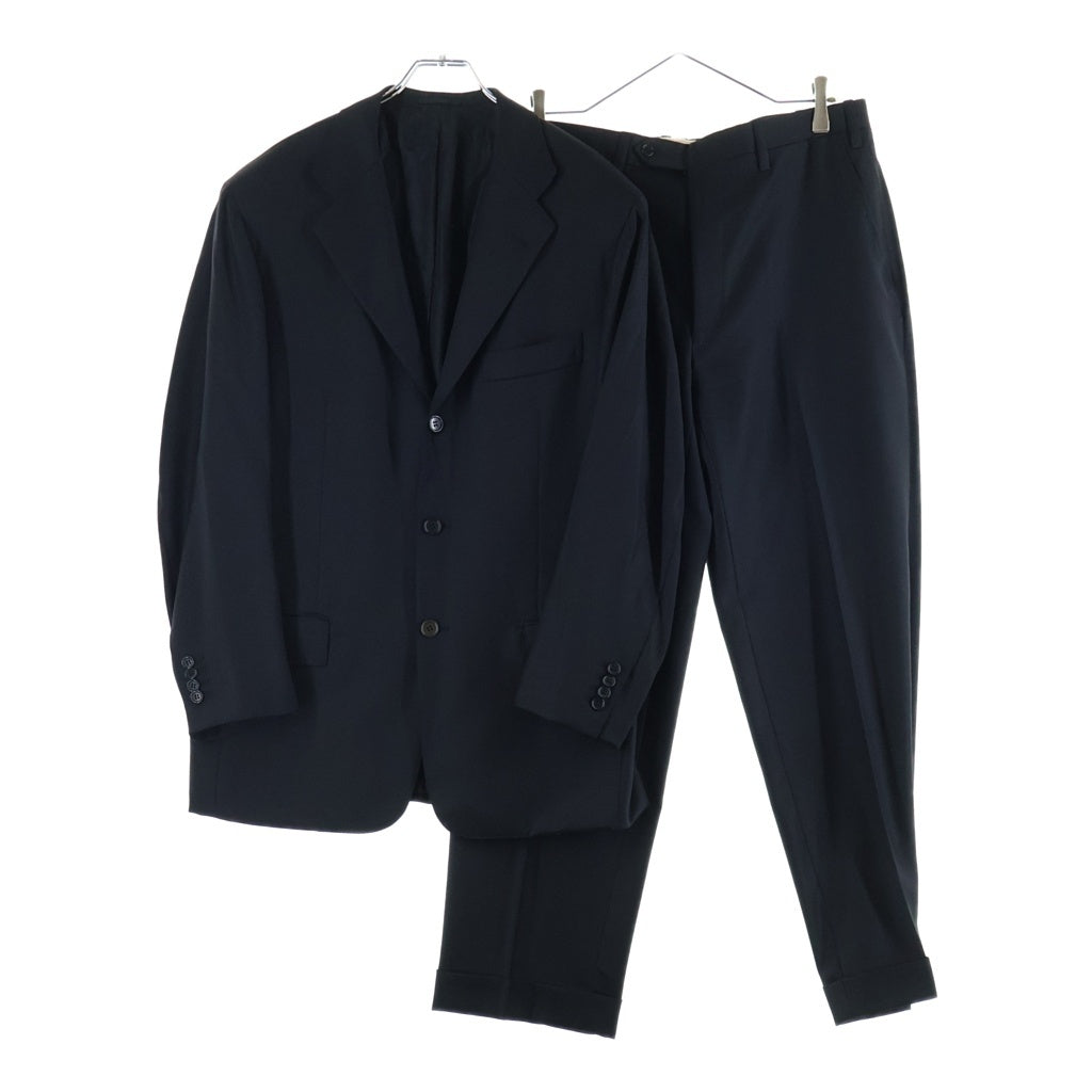 Kiton(キートン) 3B ウールテーラードジャケット セットアップスーツ ブラック