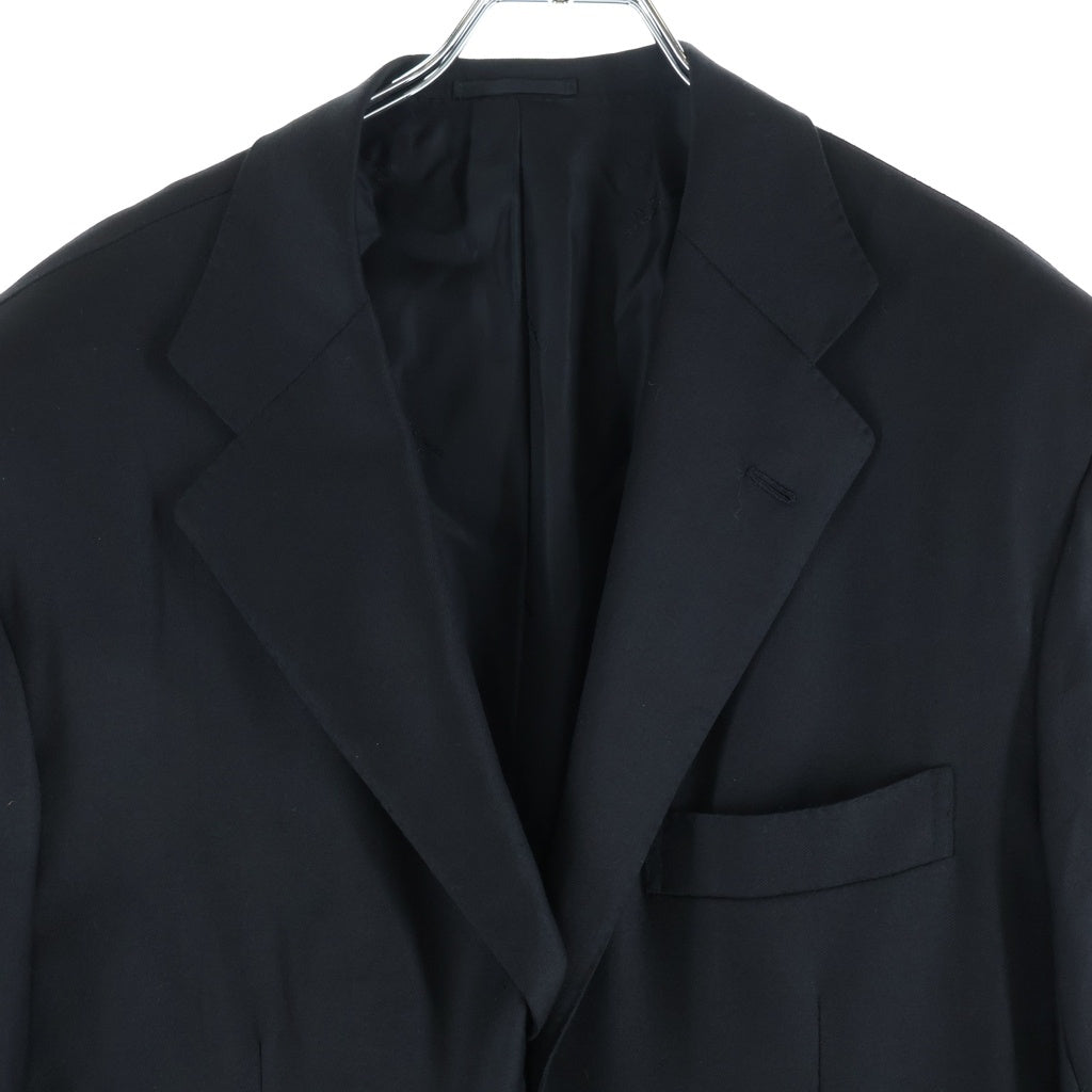 Kiton(キートン) 3B ウールテーラードジャケット セットアップスーツ ブラック