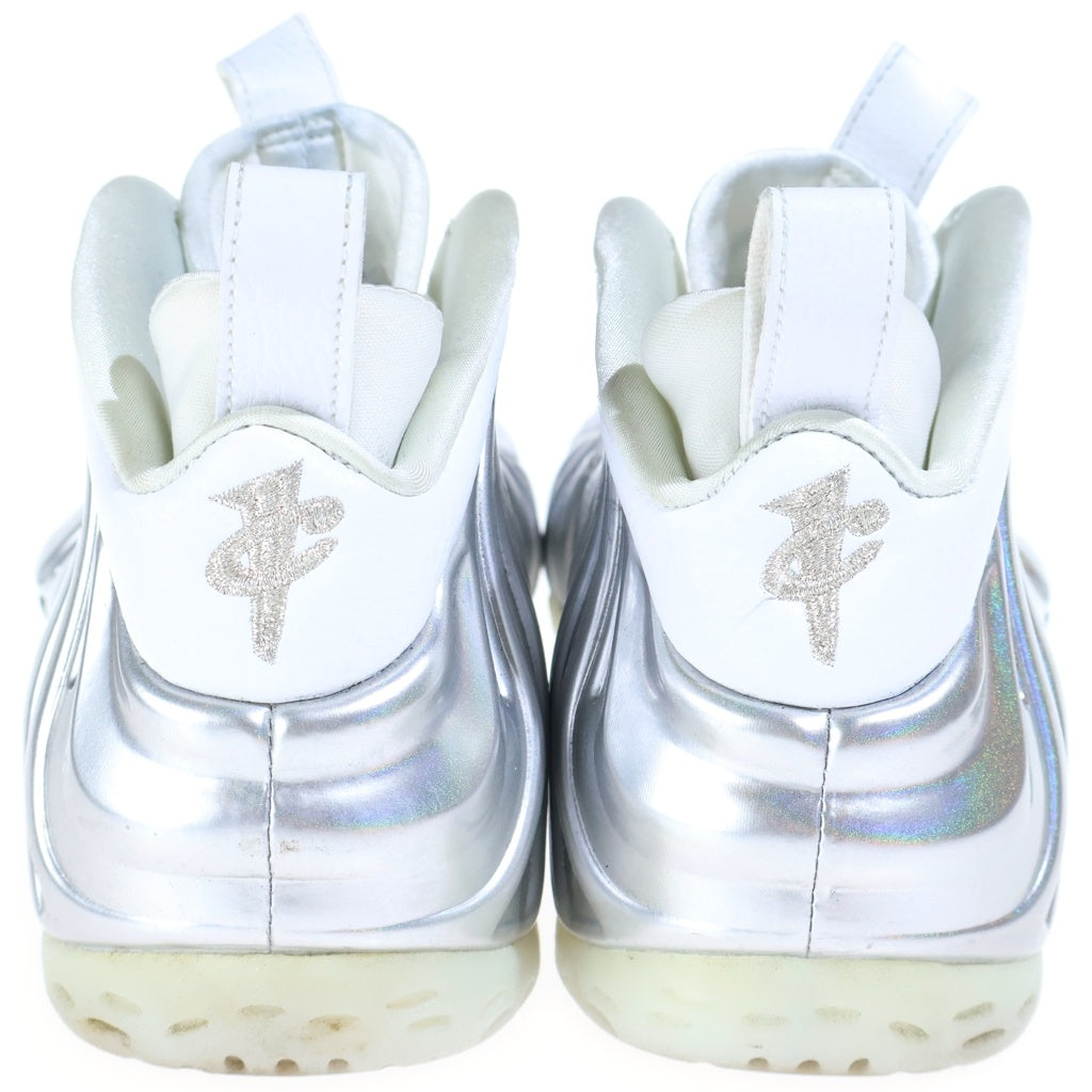 NIKE(ナイキ) WMNS AIR FOAMPOSITE ONE ウィメンズ エアフォームポジット ワン ローカットスニーカー シルバー/ホワイト US9/26.0cm AA3963-100