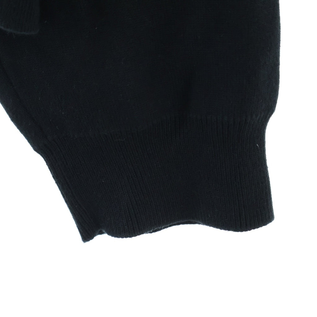 LOEWE(ロエベ) 24AW ANAGRAM POCKET SWEATER アナグラムロゴ クルーネック コットン ニット セーター ブラック H526Y14KDK