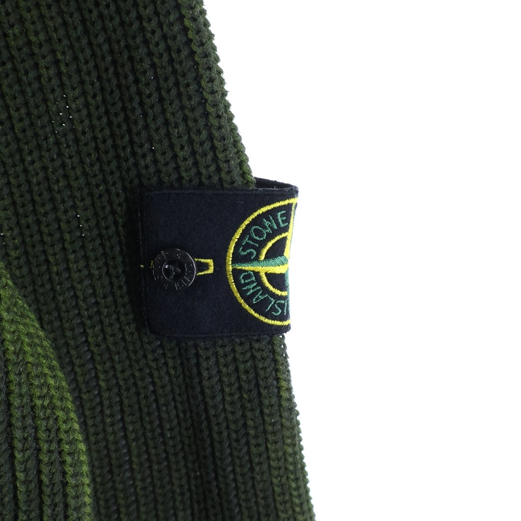 STONE ISLAND(ストーンアイランド) 袖ロゴパッチ付き クルーネック スウェット ニット K2S155100016S00Z4 グリーン