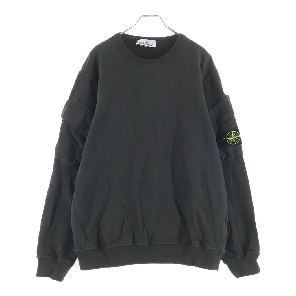 STONE ISLAND(ストーンアイランド) Brushed Organic Cotton Fleece K2S156100008S0A20 ブラッシュド オーガニック コットン フリース 長袖 スウェット グレー