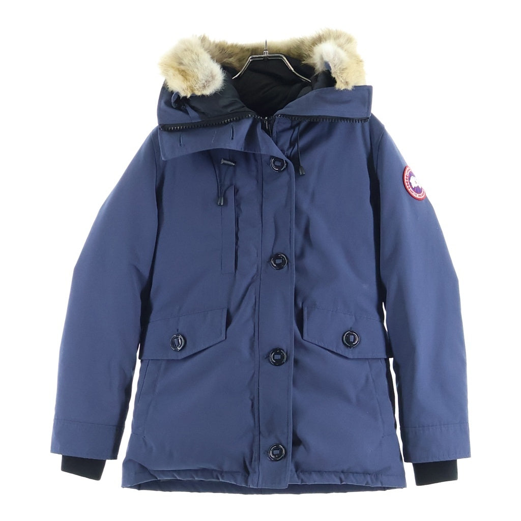CANADA GOOSE(カナダグース) CHARLOTTE PARKA シャーロット パーカ ダウンジャケット ファー ブルー 2300JL レディース