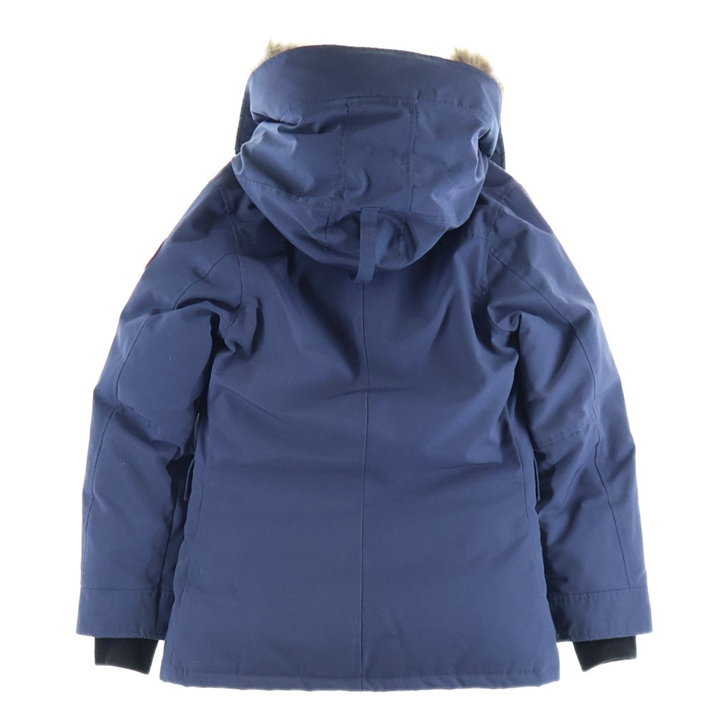 CANADA GOOSE(カナダグース) CHARLOTTE PARKA シャーロット パーカ ダウンジャケット ファー ブルー 2300JL レディース