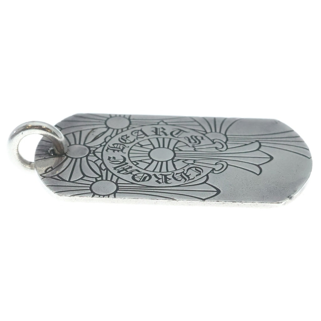 CHROME HEARTS(クロムハーツ) D TAG LRG GOD BLESS ラージ ゴッドブレス ドッグタグ ペンダントトップ シルバー