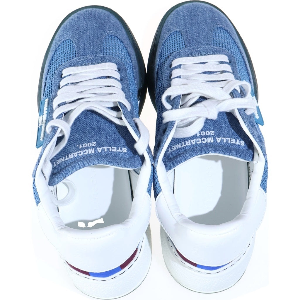 STELLA McCARTNEY(ステラマッカートニー) LOOP Square Mesh ループ スクエアメッシュ ローカット スニーカー デニム インディゴ レディース