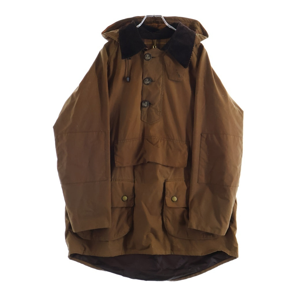 Barbour(バブアー) LONG SHORE MAN オイルドプルオーバージャケット ブラウン MWX0677BR31