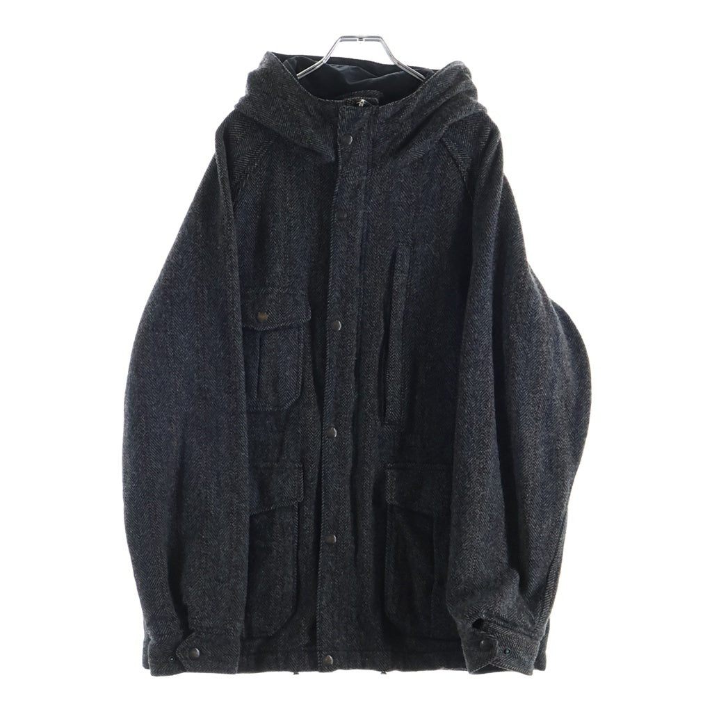 WOOLRICH(ウールリッチ) ウールヘリンボーン マウンテンパーカー グレー