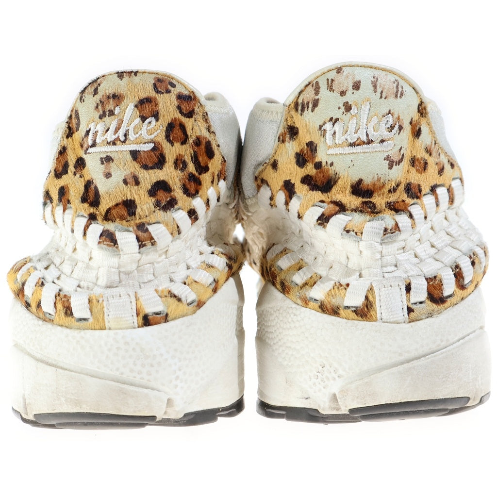 NIKE(ナイキ) 【観賞用 2011年製】AIR FOOTSCAPE WOVEN CHUKKA LEOPARD エアフットケープ ウーブン チャッカ PRM レオパード ローカットスニーカー ブラウン US9/27.0cm 446337-200