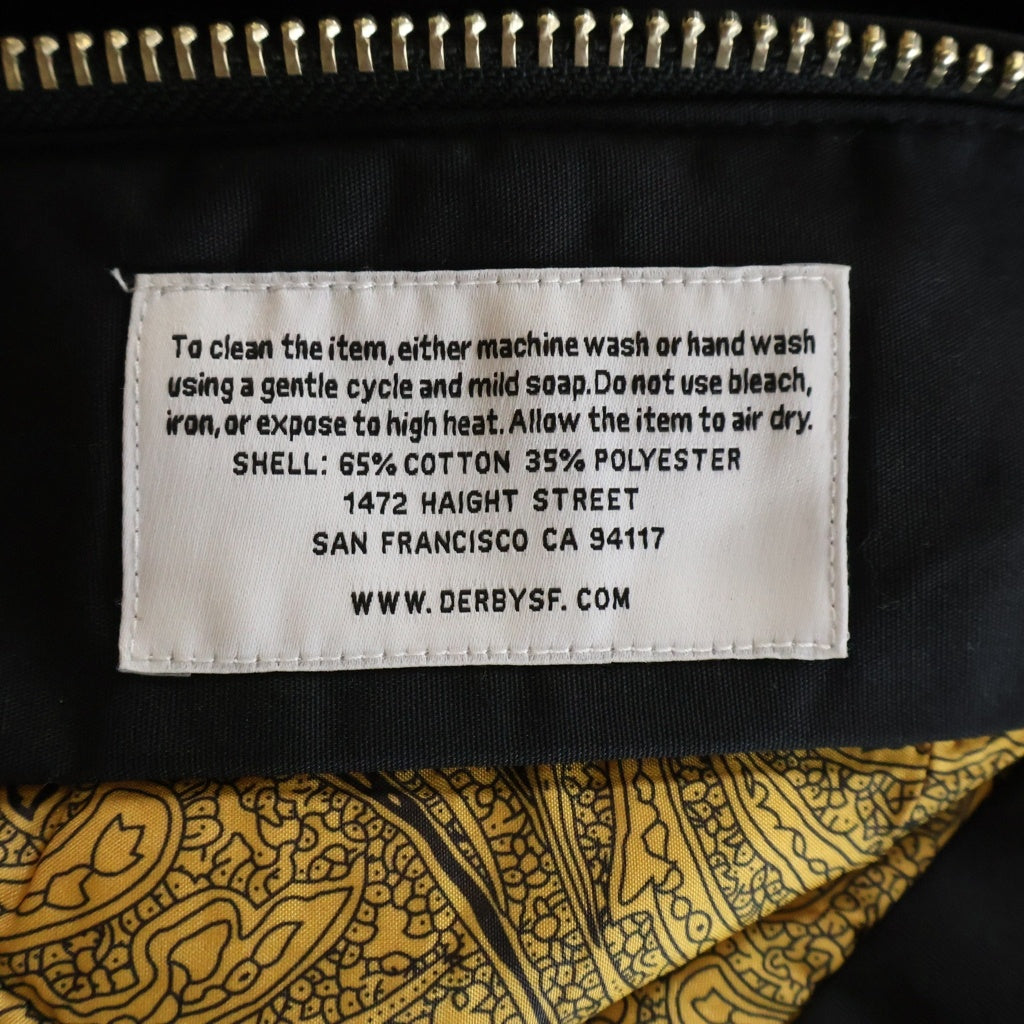 DERBY OF SANFRANCISCO(ダービーオブサンフランシスコ) Style 302 Black and Gold Vest ブラック ゴールド ベスト
