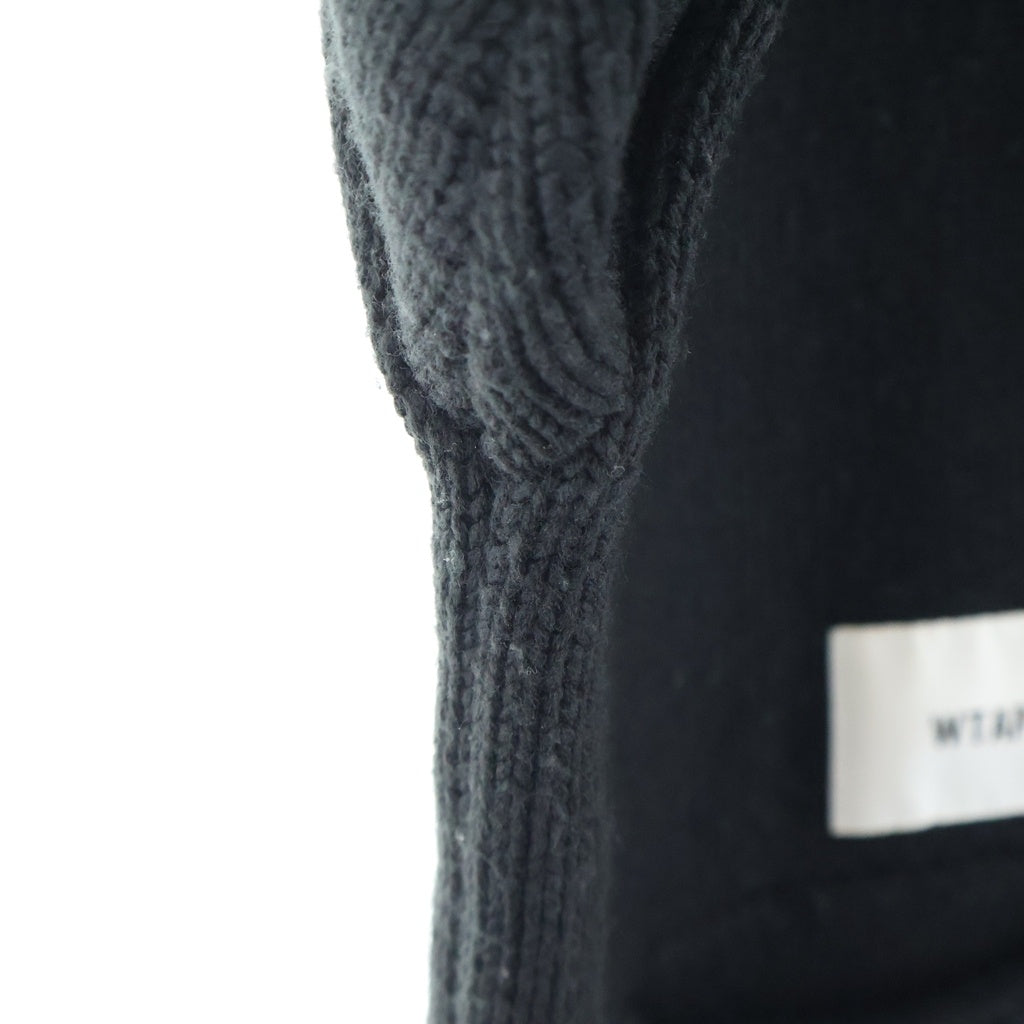 WTAPS(ダブルタップス) PALMER SWEATER ジップアップカーディガン ブラック