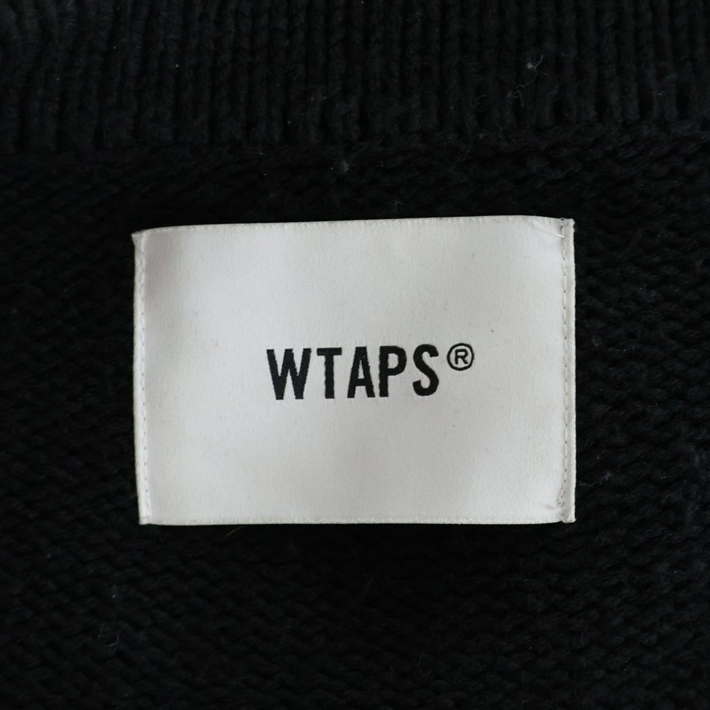 WTAPS(ダブルタップス) PALMER SWEATER ジップアップカーディガン ブラック