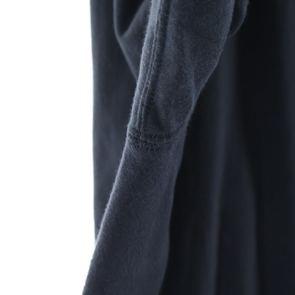 AURALEE(オーラリー) 24SS ELASTIC HIGH GAUGE SWEAT A24SP01NU イラスティク ハイゲージ スウェット 長袖 ブラック