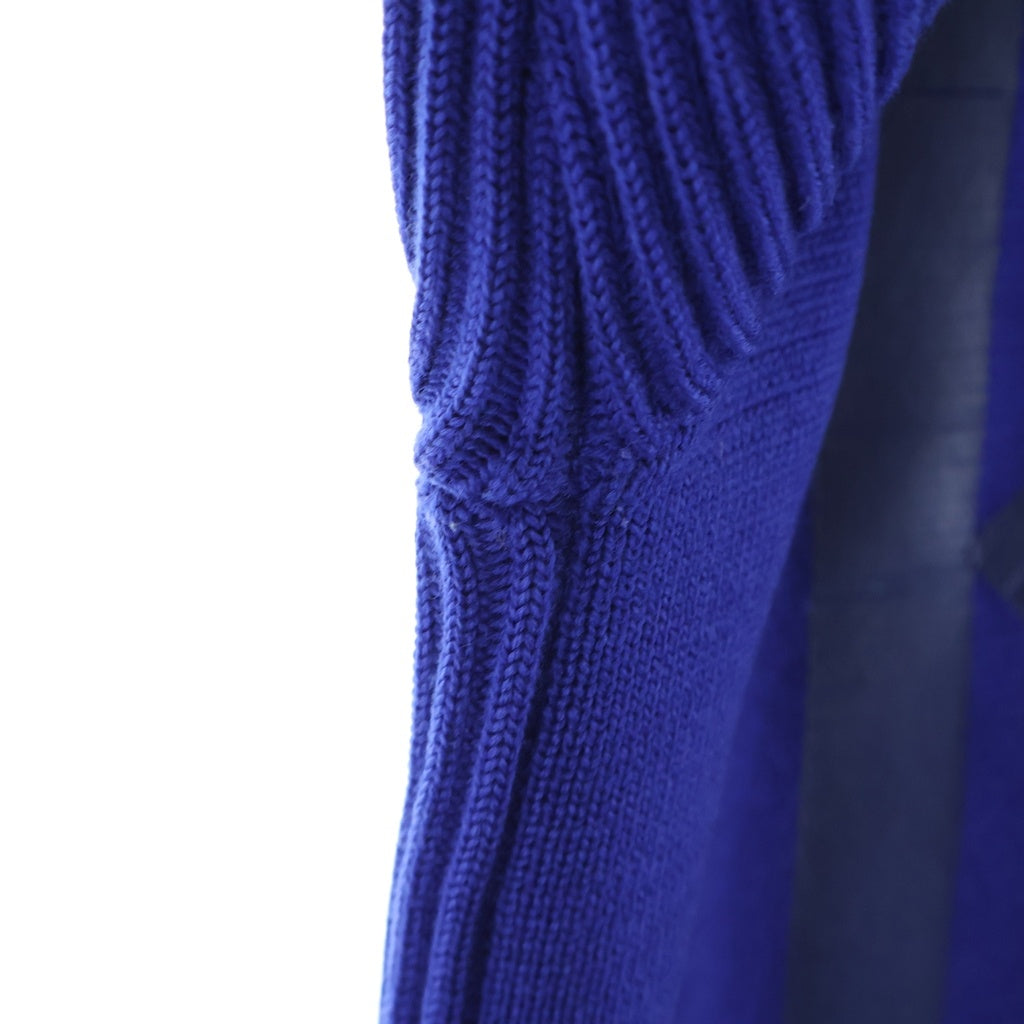 MONCLER(モンクレール) MAGLIONE TRICOT CARDIGAN マリアオーネ トリコット バックK2プリント カーディガン ブルー