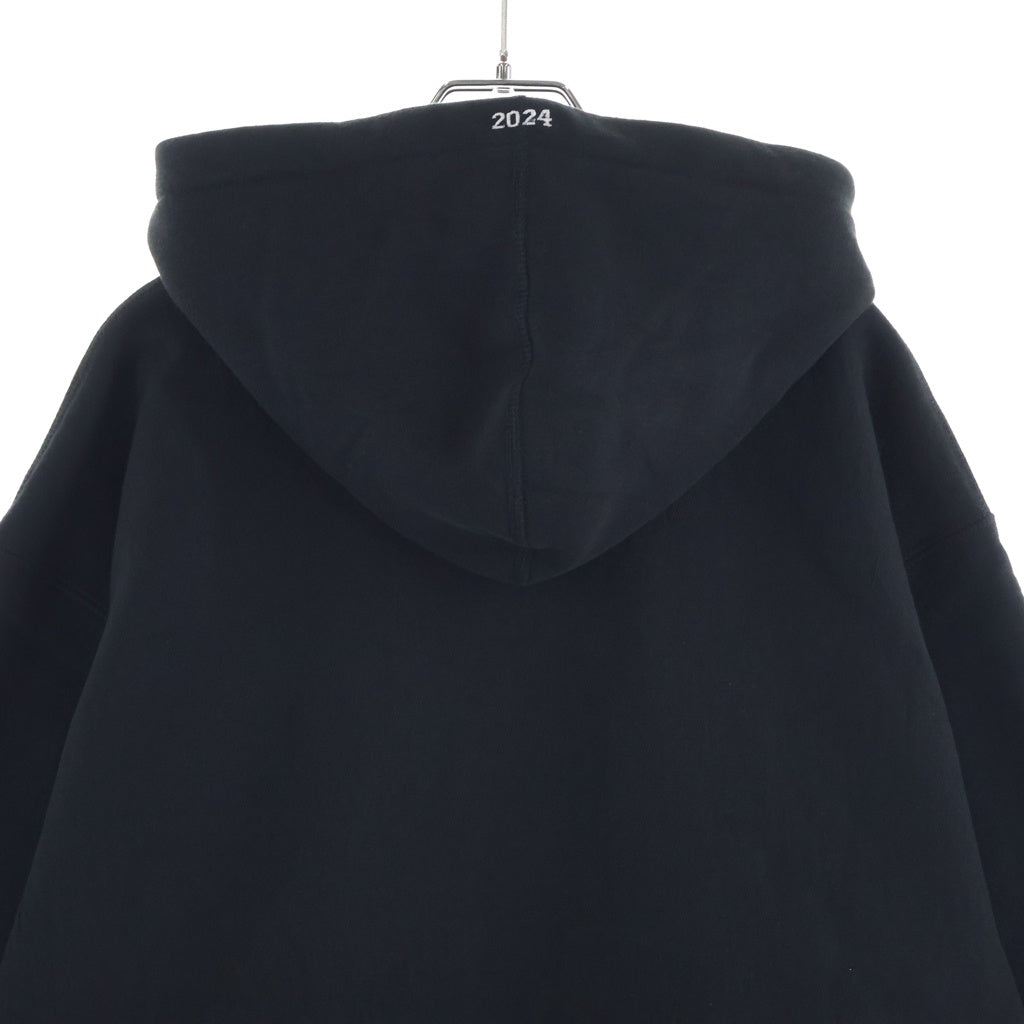 SUPREME(シュプリーム) 24AW BOX LOGO HOODED SWEATSHIRT ボックスロゴ プルオーバーフーディー パーカー ブラック