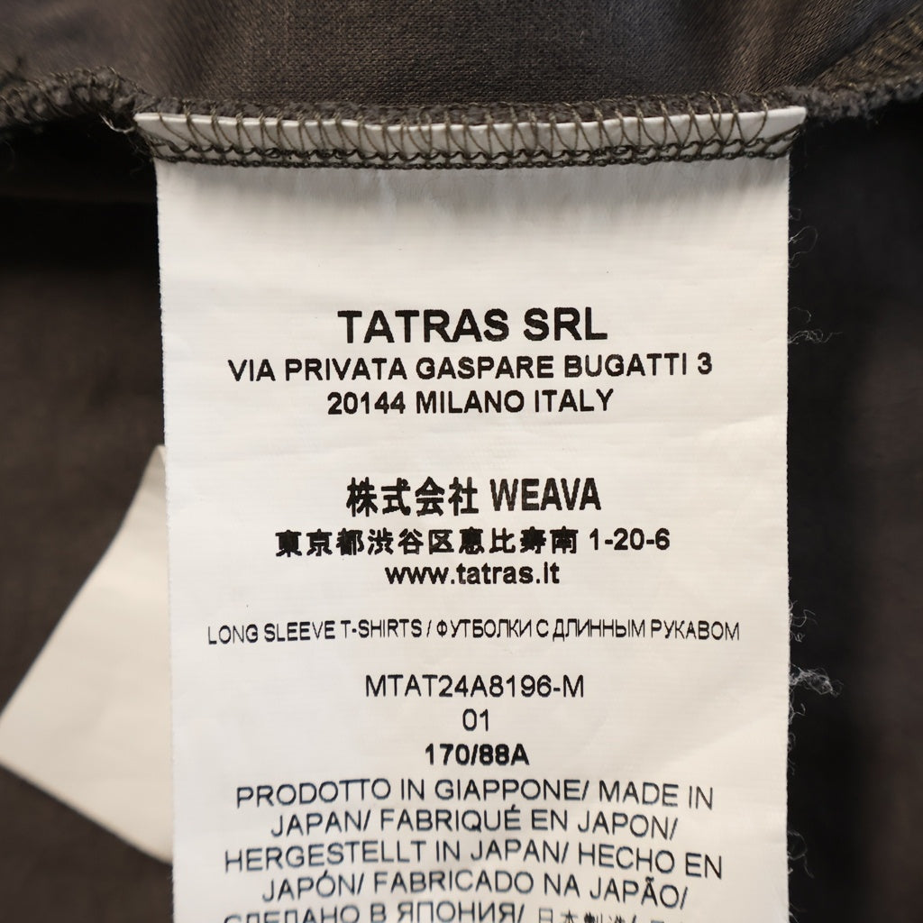 TATRAS(タトラス) SICADO MTAT24A8196-M シカード ロングスリーブ 長袖 Tシャツ ブラウン