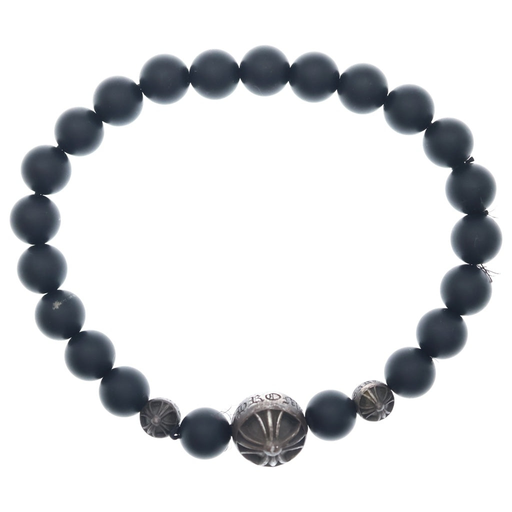 CHROME HEARTS(クロムハーツ) ビーズブレス BEAD 8mm ビーズブレスレット マットオニキス ブラック