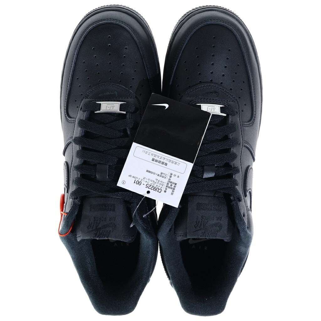 NIKE(ナイキ) ×SUPREME AIR FORCE LOW シュプリーム エアフォース 1 ローカットスニーカー ブラック US9/27.0cm CU9225-001