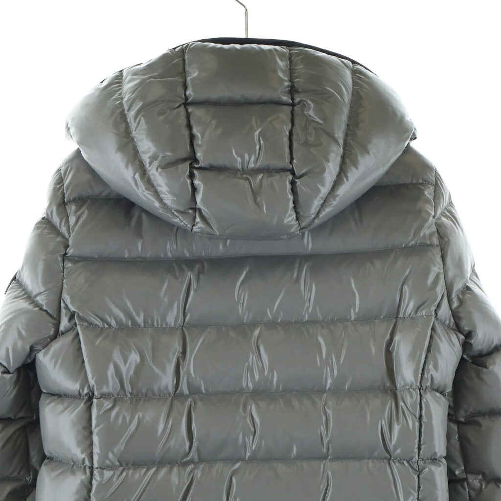 MONCLER(モンクレール) 18AW GIUBBOTTO MOKA モカ ナイロン フーデッド ダウンコート ジャケット グレー レディース D29544990005