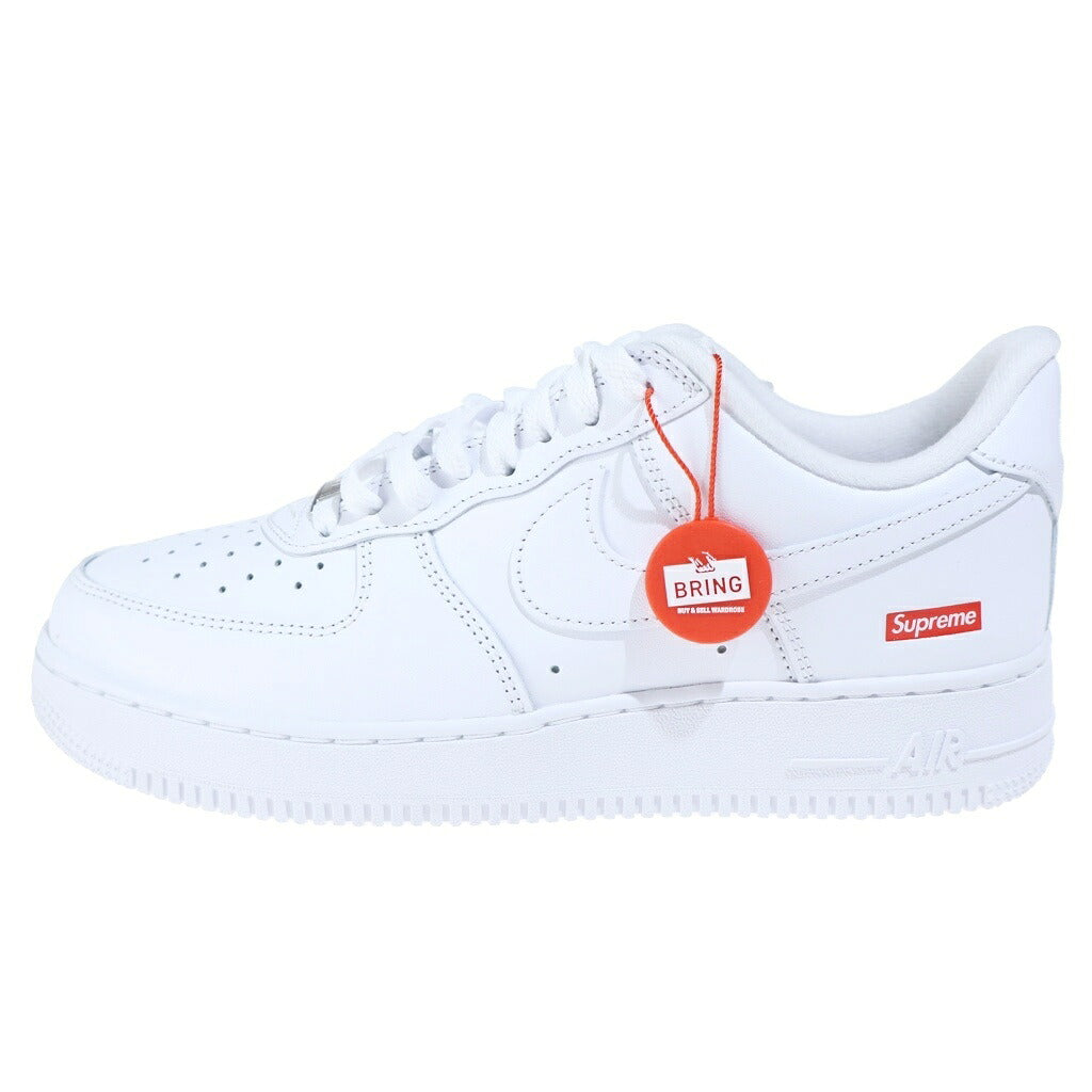 NIKE(ナイキ) ×SUPREME AIR FORCE 1 LOW WHITE CU9225-100 シュプリーム エアフォース1 ローカットスニーカー シューズ US8.5/26.5cm ホワイト
