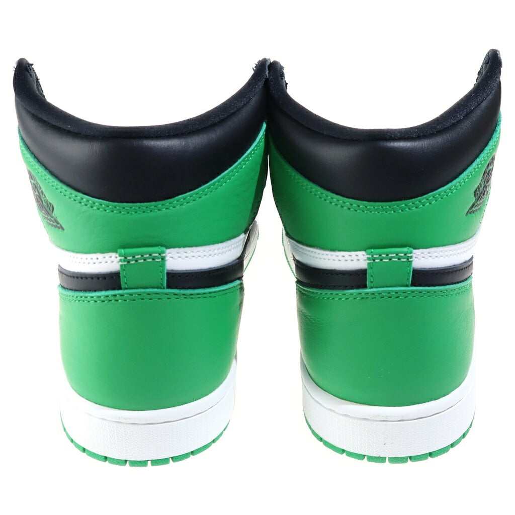 NIKE(ナイキ) AIR JORDAN 1 RETRO HIGH CELTICS/BLACK AND LUCKY GREEN DZ5485-031 エアジョーダン1 レトロ ハイ OG ハイカットスニーカー シューズ US9/27.0cm ブラック/グリーン