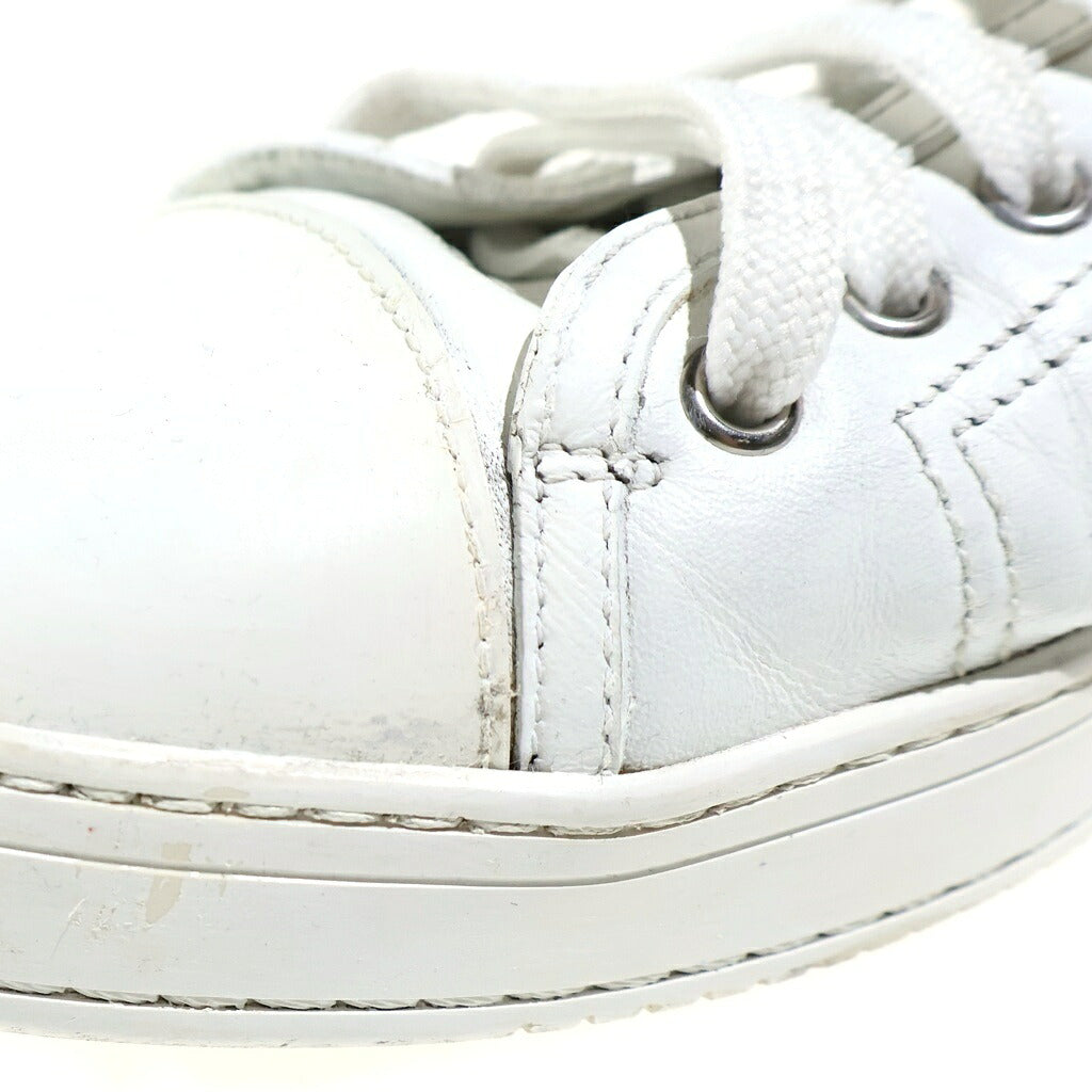 Berluti(ベルルッティ) 21AW Playtime Sneakers プレイタイム クレスト スクリット レザー ローカットスニーカー ホワイト