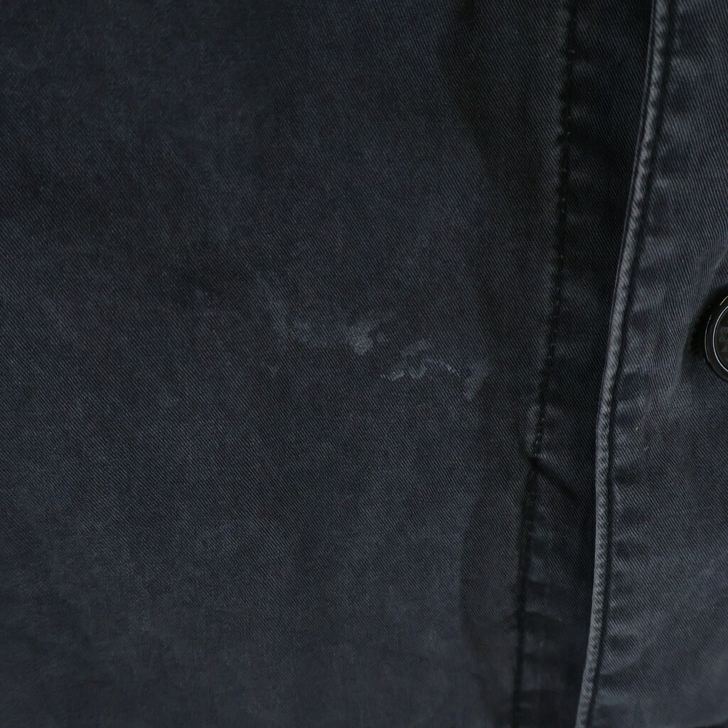 WTAPS(ダブルタップス) 18SS SCOUT LS SHIRT スカウト エルエス シャツ コットン ノーカラー ミリタリー長袖シャツ ブラック 181WVDT-SHM02