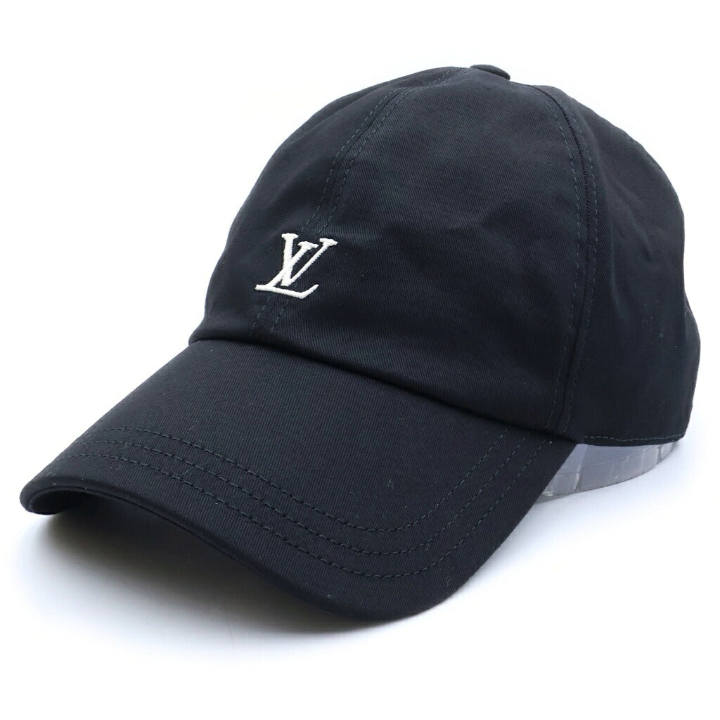 LOUIS VUITTON(ルイヴィトン) LV リーグ ロゴ刺繍 キャップ 帽子 M5154L ブラック