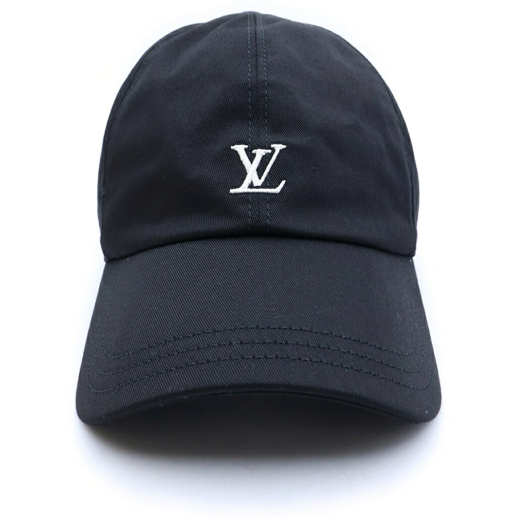 LOUIS VUITTON(ルイヴィトン) LV リーグ ロゴ刺繍 キャップ 帽子 M5154L ブラック