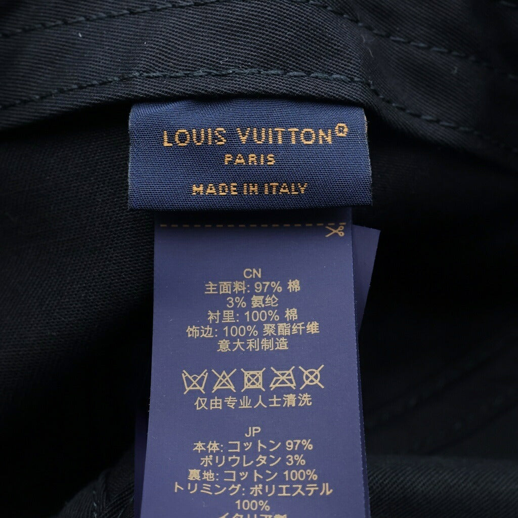 LOUIS VUITTON(ルイヴィトン) LV リーグ ロゴ刺繍 キャップ 帽子 M5154L ブラック