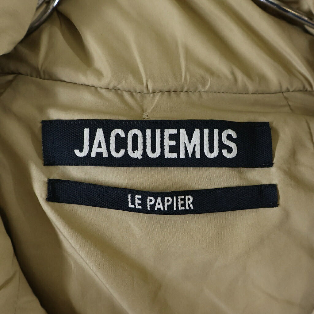 JACQUEMUS(ジャックムス) 3way LE PARKA COZI ミリタリーコート パーカー ベージュ