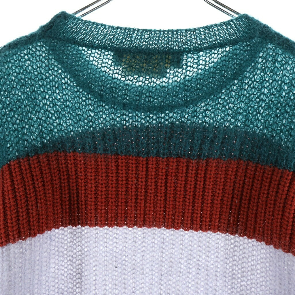 MARNI(マルニ) 20AW Multi-Border Mohair Knit GCMG0124Q0 ボーダー モヘア ニット マルチ