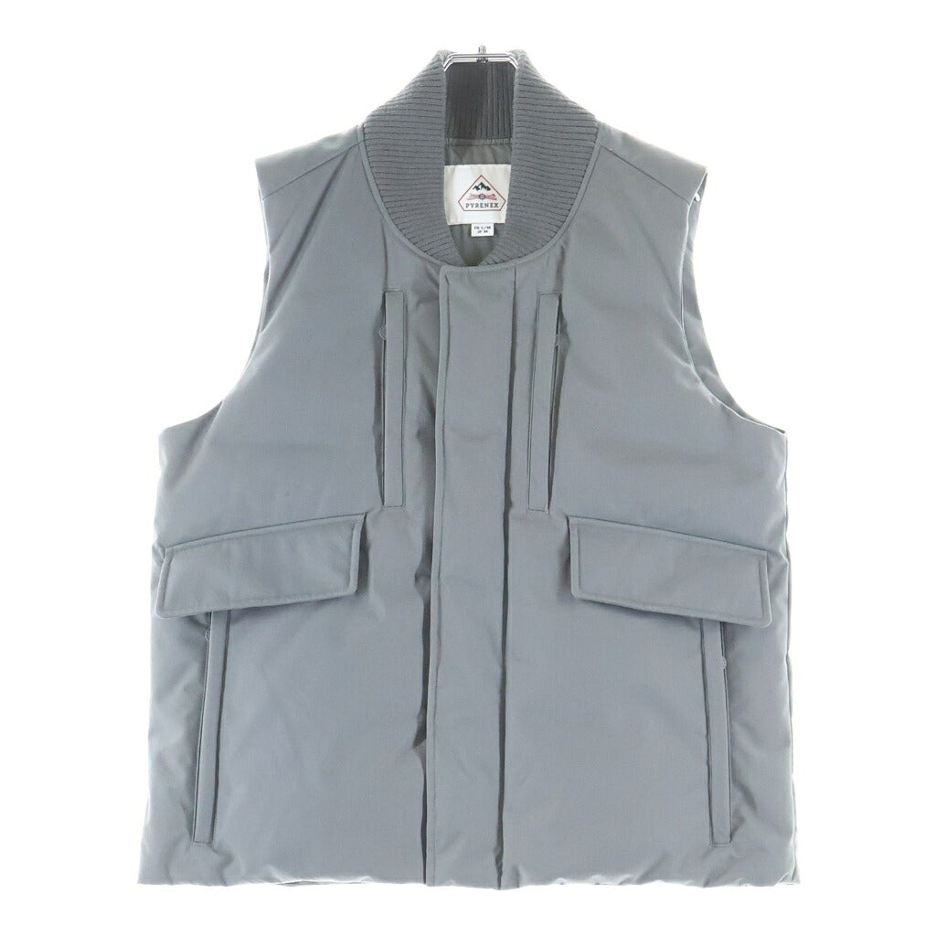 PYRENEX(ピレネックス) 21AW KLEMENS クレメンス ダウンベスト ポリエステルギャバジン グレー HMQ047