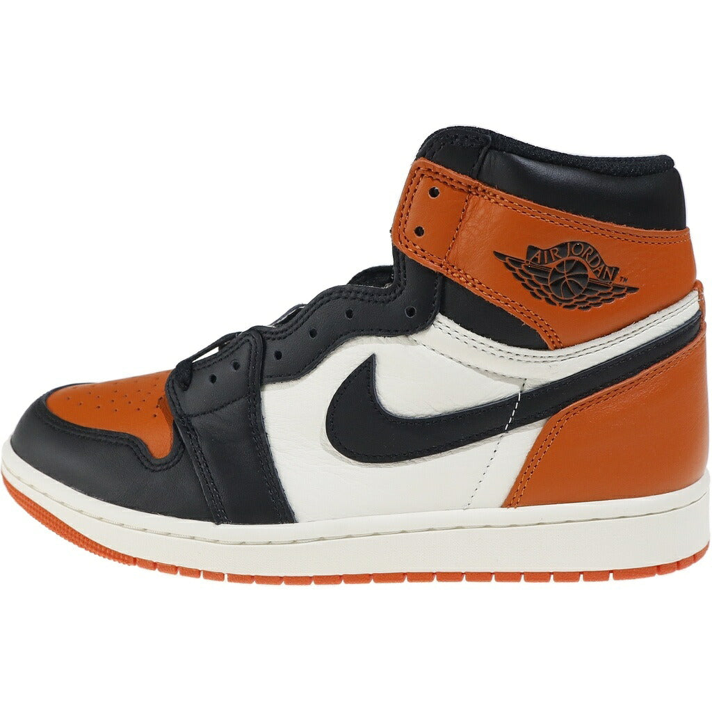 NIKE(ナイキ) AIR JORDAN 1 RETRO HIGH SHATTERED BACKBOARD DZ5485-008 エアジョーダン1 レトロ ハイ OG シャッタードバックボード US9/27.0cm ブラック/オレンジ