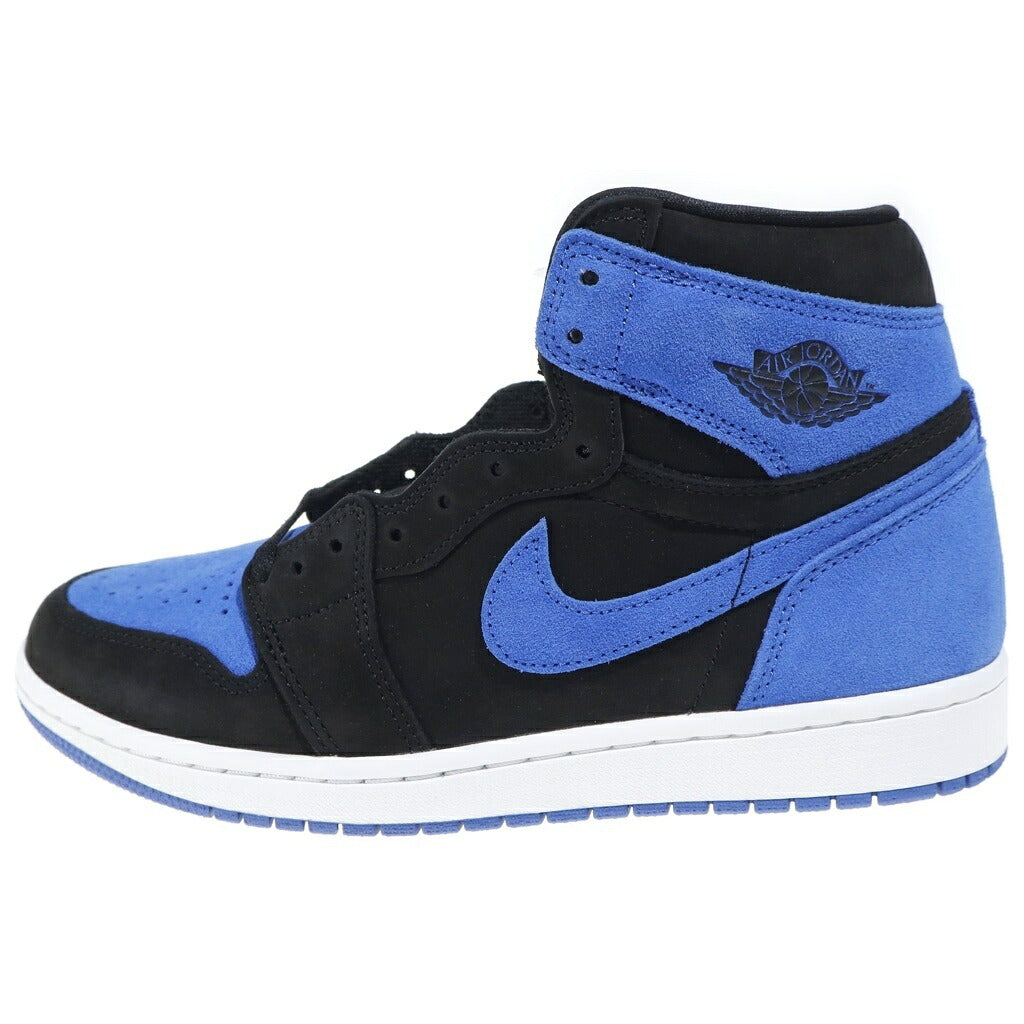 NIKE(ナイキ) AIR JORDAN 1 RETRO HIGH ROYAL REIMAGINED DZ5485-042 エアジョーダン1 レトロ ハイ OG ロイヤル リイマジンド ハイカットスニーカー シューズ US8.5/26.5cm ブラック/ブルー