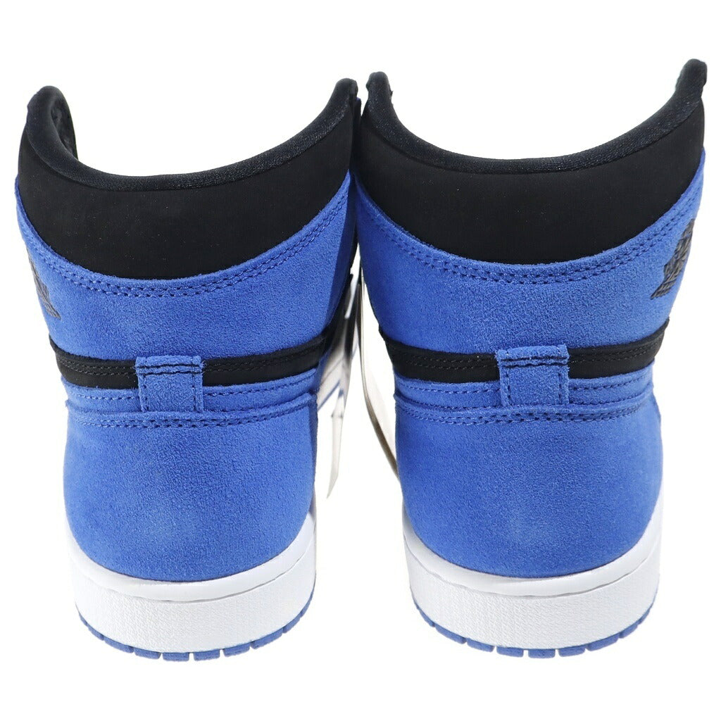 NIKE(ナイキ) AIR JORDAN 1 RETRO HIGH ROYAL REIMAGINED DZ5485-042 エアジョーダン1 レトロ ハイ OG ロイヤル リイマジンド ハイカットスニーカー シューズ US8.5/26.5cm ブラック/ブルー