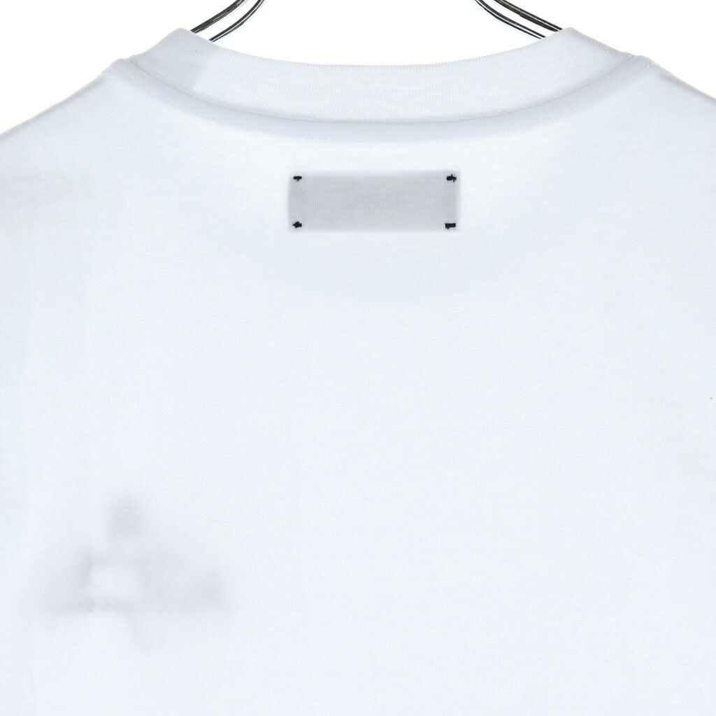 AMIRI(アミリ) Embroidered Logo Tee フロントロゴ刺繍 半袖Tシャツ カットソー ホワイト AMJYTE1248