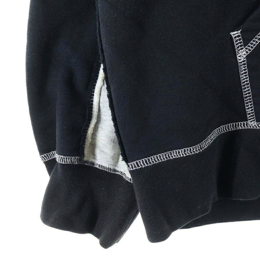SUPREME(シュプリーム) 21SS Paneled Script Hooded Sweatshirt パネルスクリプト フーディー スウェット パーカー ブラック