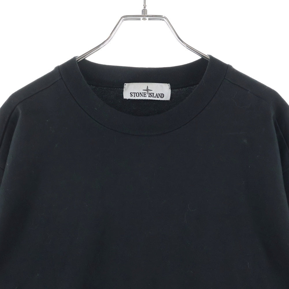 STONE ISLAND(ストーンアイランド) HEAVY COTTON JERSEY ヘビーコットンジャージー 長袖Tシャツ カットソー ブラック K1S156100043S0A50