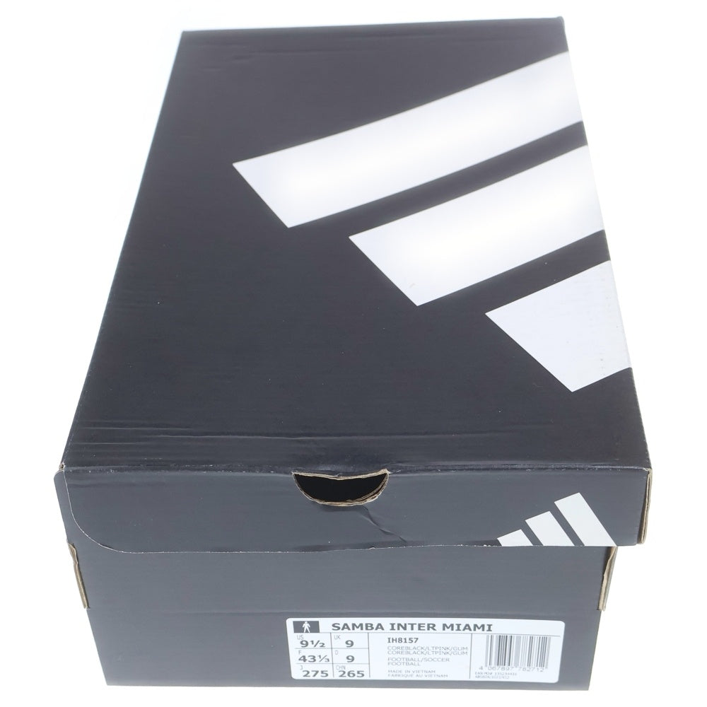 adidas(アディダス) SAMBA INTER MIAMI サンバ インターマイアミ ローカットスニーカー ブラック US9.5/27.5cm IH8157