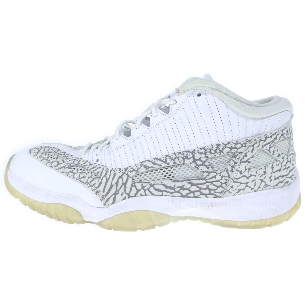 NIKE(ナイキ) 【観賞用 2015年製】 AIR JORDAN 11 RETRO LOW IE COBALT エアジョーダン11 レトロ ロー コバルト ローカットスニーカー ホワイト US11/29cm 306008-102