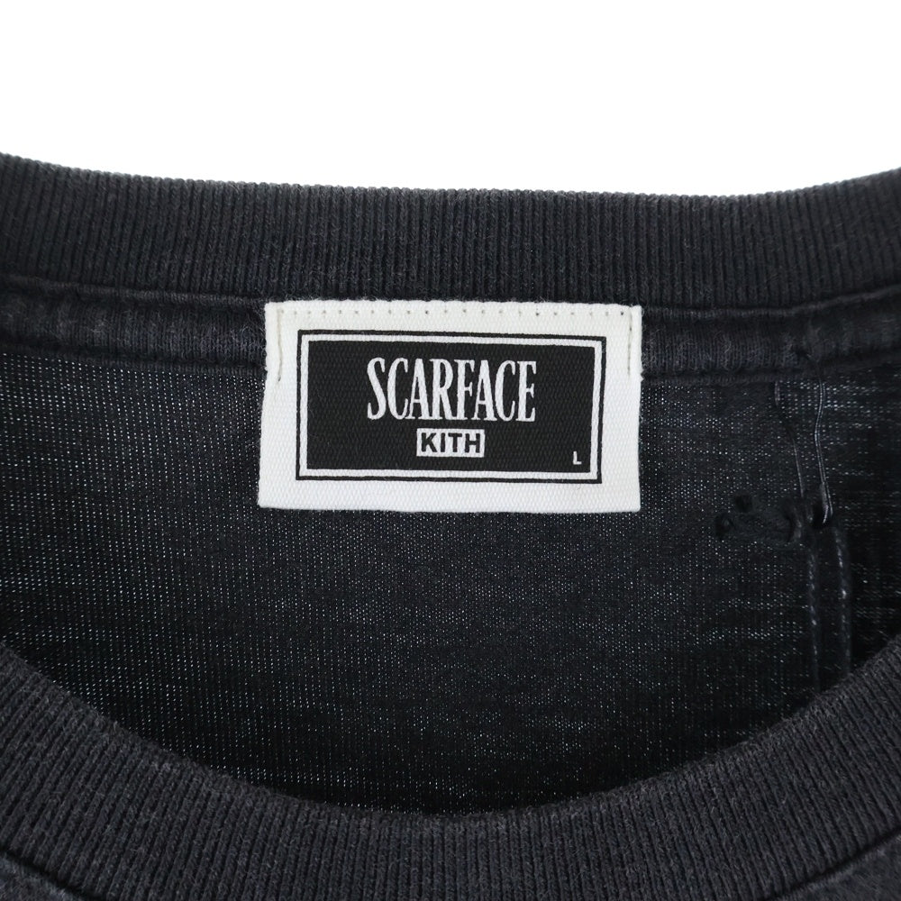 KITH(キス) For Scarface Not Your Baby Vintage Tee ヴィンテージ Tシャツ 半袖カットソー ブラック KHM034174‐001