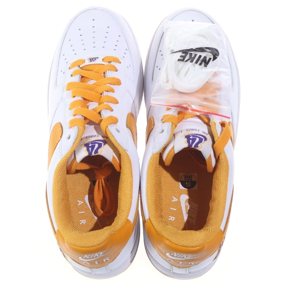 NIKE(ナイキ) AIR FORCE 1 LOW RETRO 845053-103 エアフォース1 ロー レトロ ロサンゼルス ローカットスニーカー シューズ ホワイト/イエロー US10/28.0cm