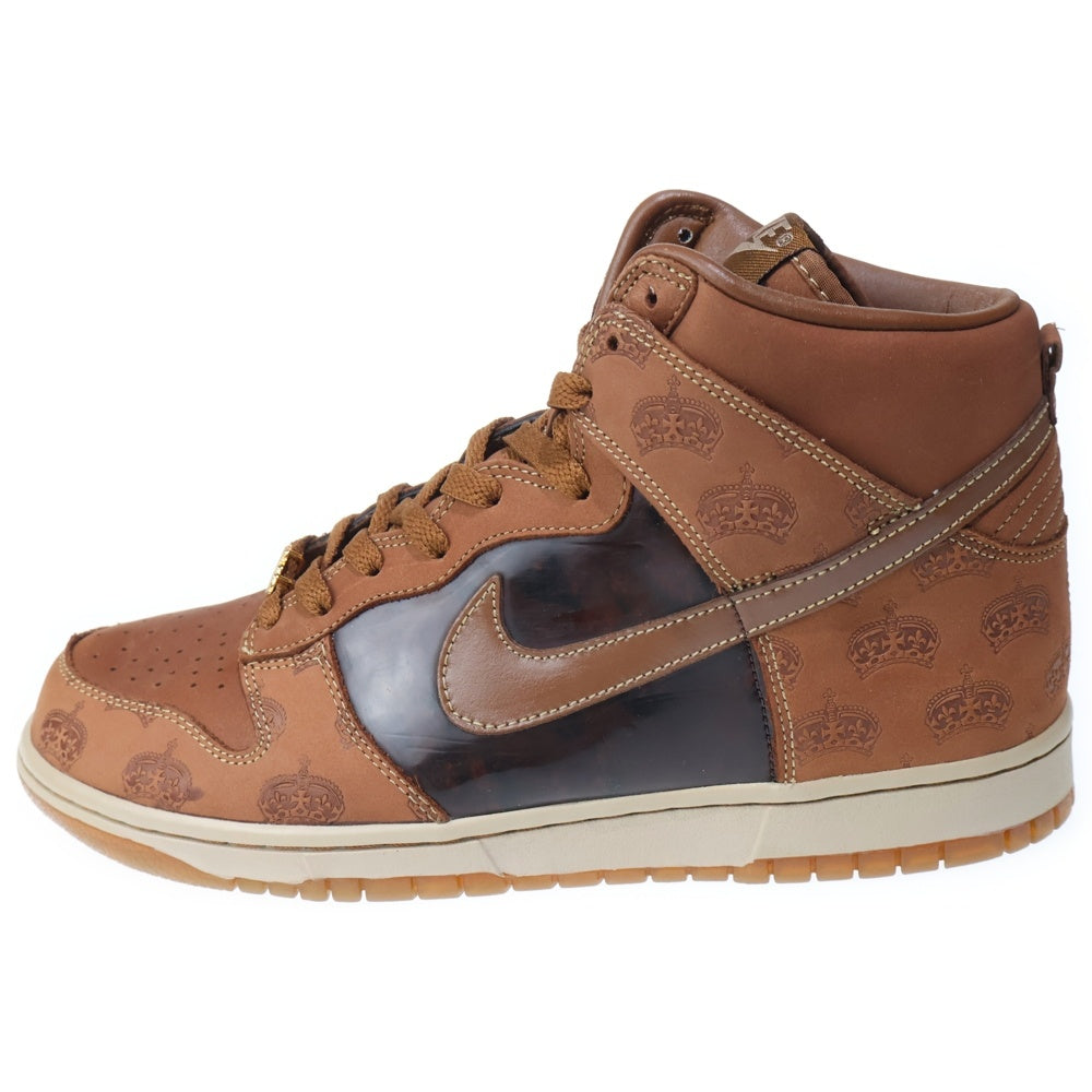 NIKE(ナイキ) DUNK HI PREMIUM 314263-221 ダンクハイプレミアム マイティークラウン ハイカットスニーカー シューズ ブラウン US10/28.0cm