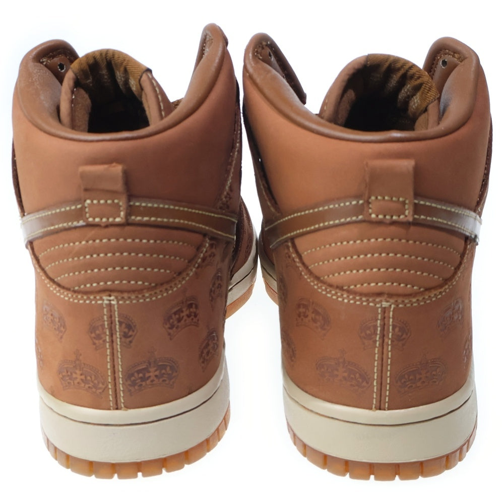 NIKE(ナイキ) DUNK HI PREMIUM 314263-221 ダンクハイプレミアム マイティークラウン ハイカットスニーカー シューズ ブラウン US10/28.0cm