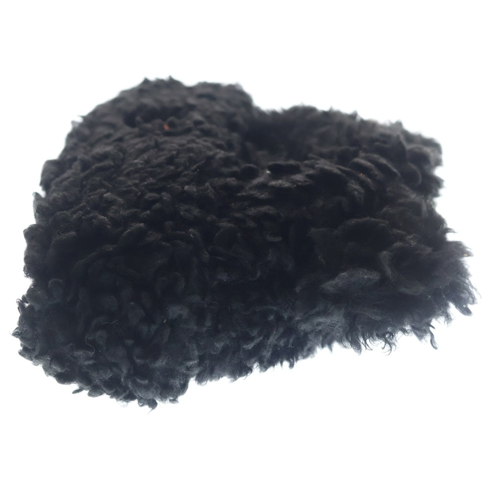 BASICKS(ベイシックス) 23AW BEAR BEANIE ベアーデザイン ボア ニット帽 帽子 ブラック S1.5-1201