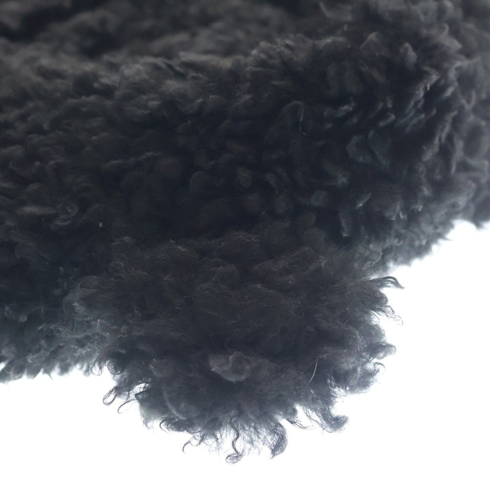 BASICKS(ベイシックス) 23AW BEAR BEANIE ベアーデザイン ボア ニット帽 帽子 ブラック S1.5-1201