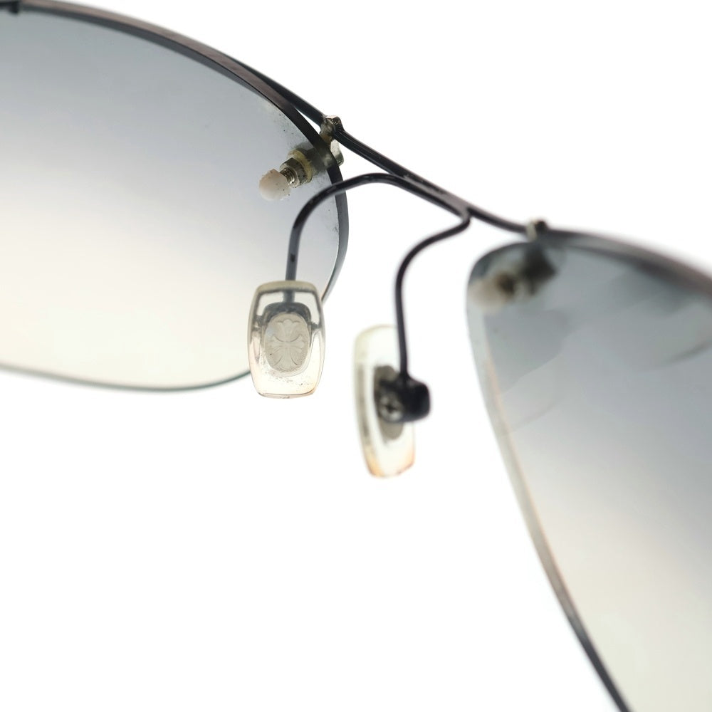 CHROME HEARTS(クロムハーツ) D.P.1 ドラッグ パイプ トップリム クロステンプル カラーレンズ サングラス メガネ 眼鏡 アイウェア ブラック